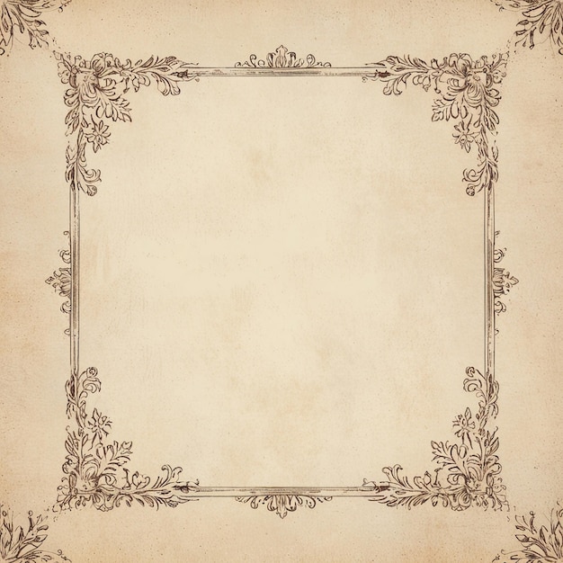 ein brauner und beigefarbener Hintergrund mit einem goldenen Blumenmuster