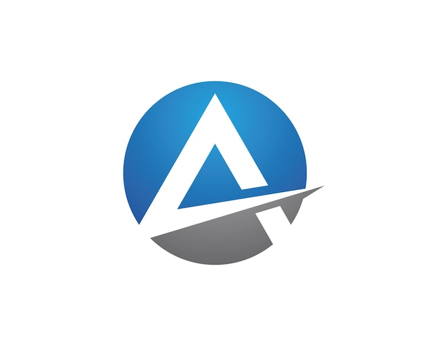 Ein Brief-Logo-Business-Vorlage