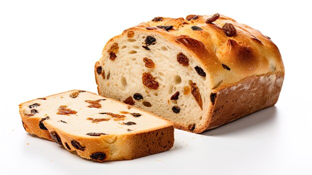 ein Brot mit einer Brotscheibe darauf