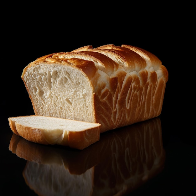 Ein Brotlaib mit dem Wort Brot darauf