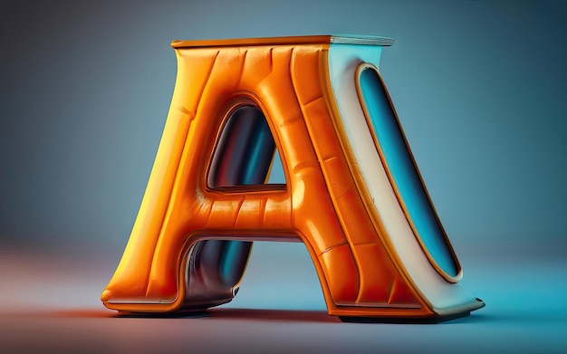 Ein Buchstabe in 3D