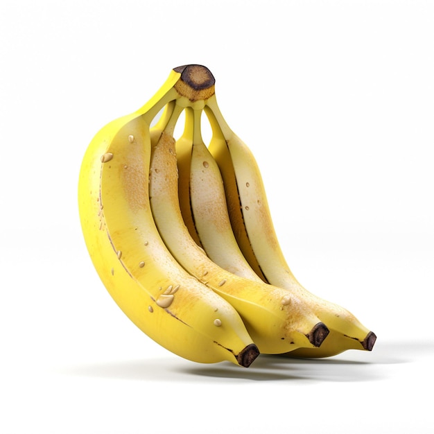 Ein Bündel Bananen mit dem Wort Banane darauf