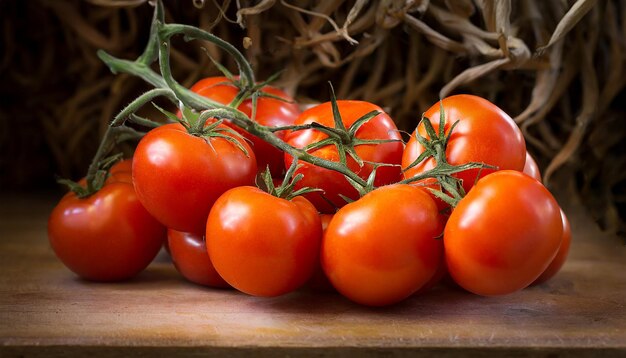 Ein Bündel rote Tomaten