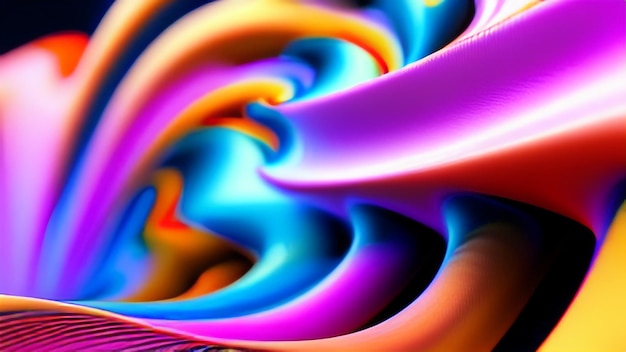 Ein bunter abstrakter Hintergrund mit einem Strudel von Farben.