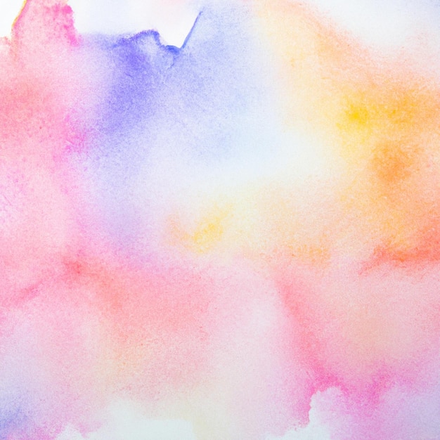 Ein bunter Aquarellhintergrund mit einem rosa und blauen Hintergrund