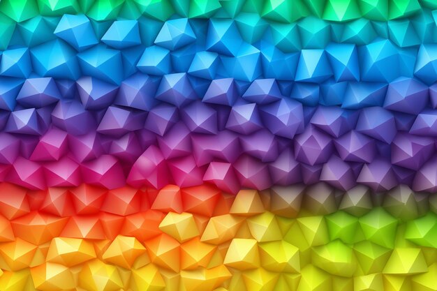 Foto ein bunter hintergrund mit einem abstrakten regenbogenfarbenen wellendesign