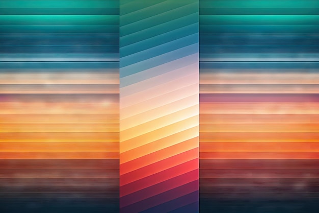ein buntes Bild einer regenbogenfarbigen Linie