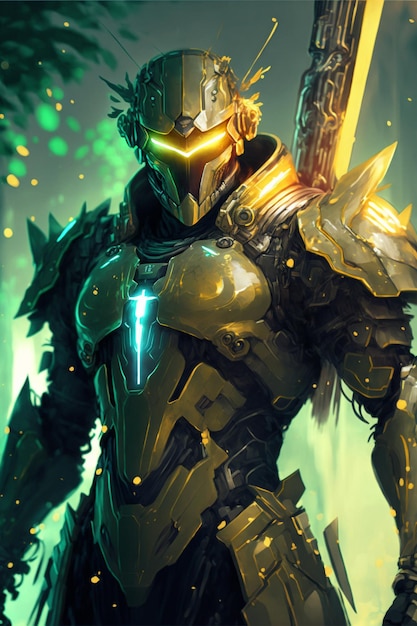 Ein Charakter mit einer Schleife auf dem Kopf und einem grünen Hintergrund.