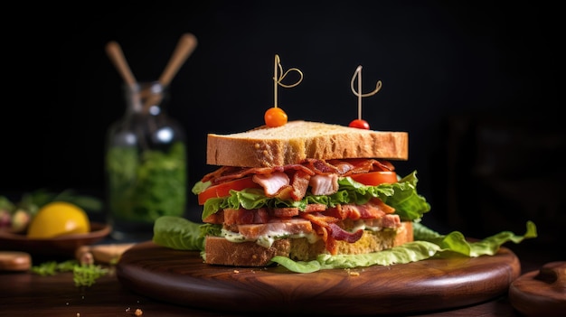 Ein Club-Sandwich, auch Clubhouse-Sandwich genannt, ist ein Sandwich, das aus Brot besteht