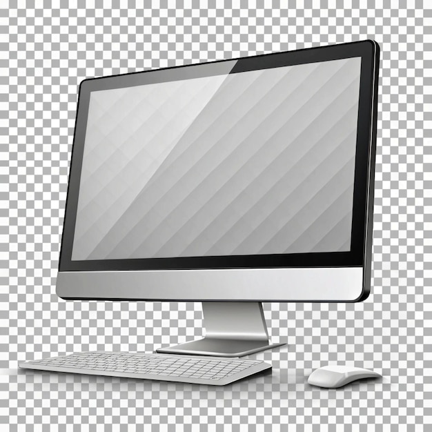 ein Computermonitor mit weißem Bildschirm und schwarzem Hintergrund
