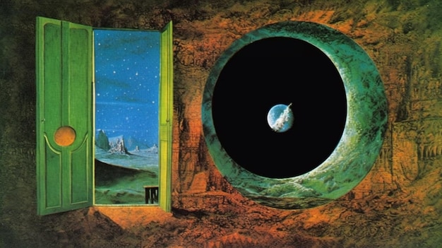 Ein Cover eines Buches mit dem Titel „Die Tür des Mondes“.