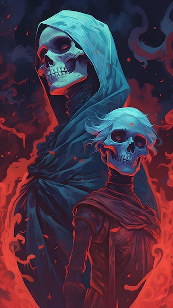 Ein Cover für das Cover des Buches Tod und Teufel.