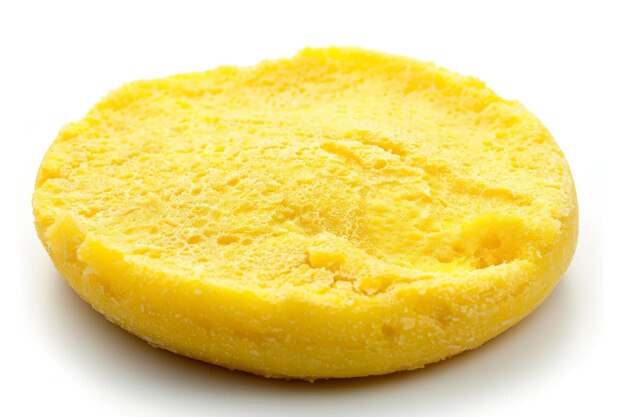 Foto ein cremiges polenta-gericht auf durchsichtigem hintergrund