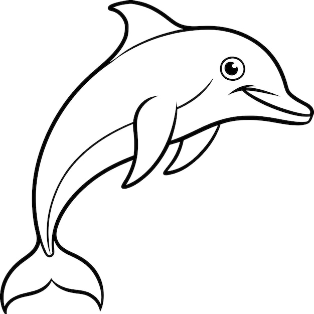 ein Delfin mit einem Delfin auf dem Kopf und den Wörtern darauf