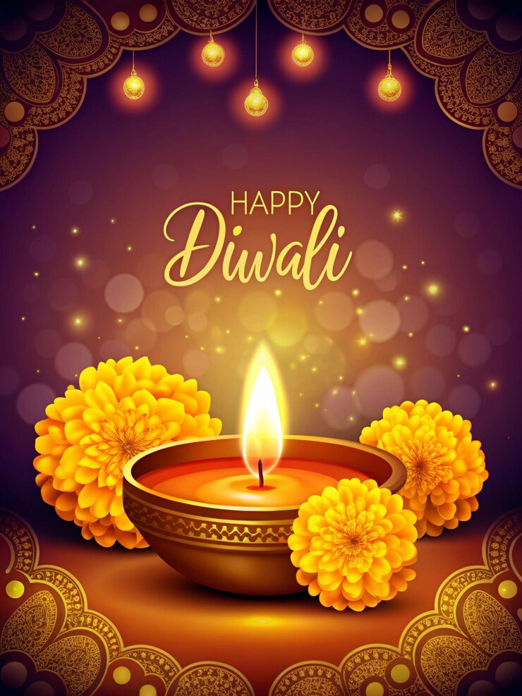 Foto ein diwalib schönes top template und poster design