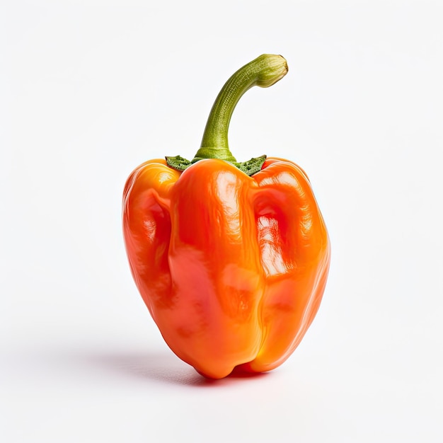 Ein durch künstliche Intelligenz realistisches Foto eines Habanero-Pfeffergemüses