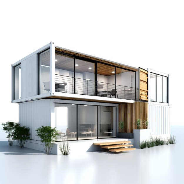 Ein effizientes Containerhaus mit einem einzigartigen Design