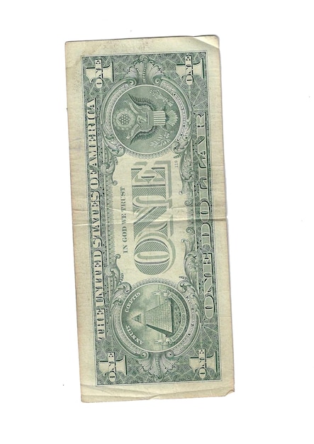 Ein Ein-Dollar-Schein aus den Vereinigten Staaten von Amerika.