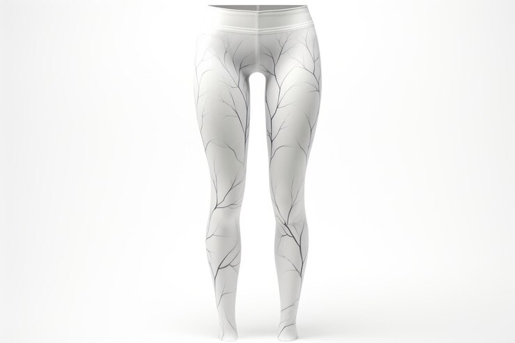 Foto ein einzelnes legging auf weißem hintergrund
