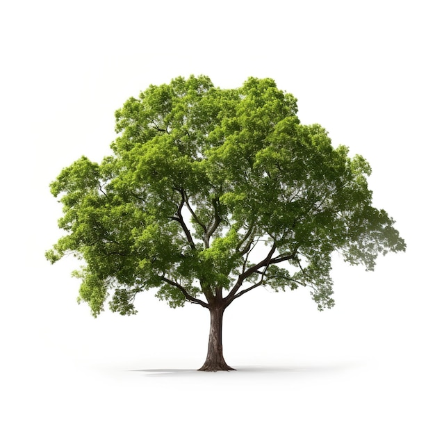 Ein einziger grüner Baum
