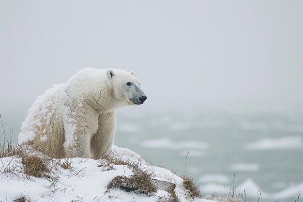 Ein Eisbär aus der Antarktis