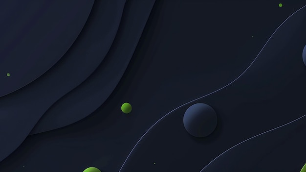 Ein elegantes Tapetendesign mit einem schwarzen bis dunkelblauen Gradienten-Hintergrund