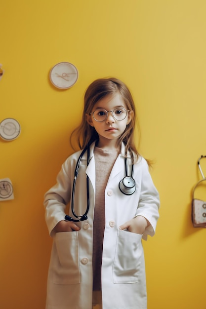 Ein fantasiöser Arzt spielt die ungewöhnlichen medizinischen Abenteuer eines kleinen Mädchens