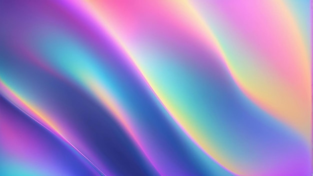 Ein farbenfroher gradientwirbelnder Hintergrund mit einem Regenbogen von Farben
