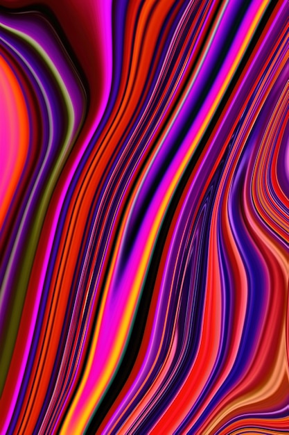 Ein farbenfroher Hintergrund mit einem wellenförmigen Muster