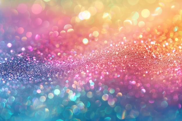 ein farbenfroher Hintergrund mit Glitzer und einem farbenfrohen Hintergrund