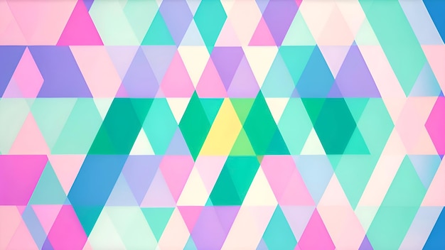 Ein farbenfroher Papier mit geometrischer Illustration als Hintergrund