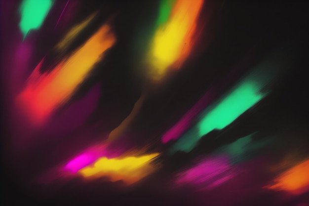 Ein farbenfroher, schöner, dunkler, abstrakter Hintergrund mit generativer KI