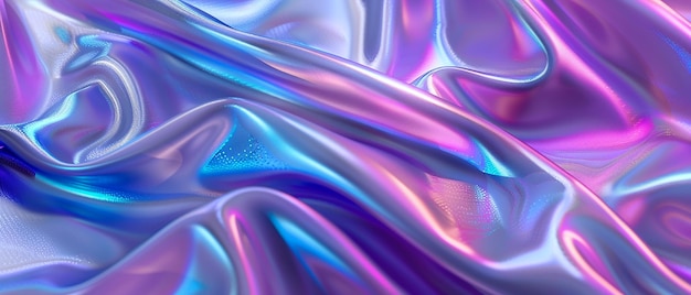 ein farbenfrohes Bild einer lila und blau gefärbten Flüssigkeit