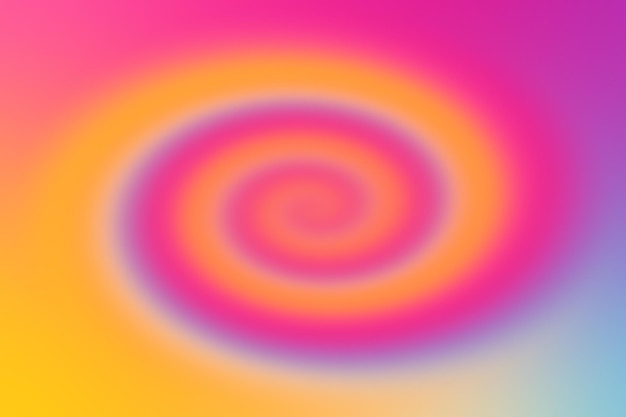 ein farbenfrohes Bild einer Spiral mit einer gelben und rosa Farbe