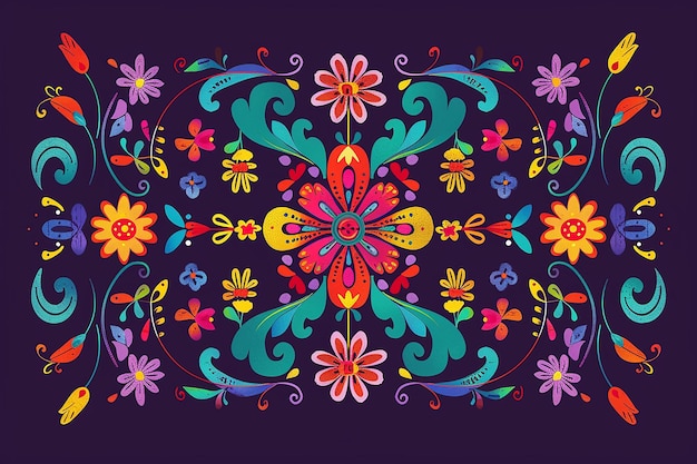 ein farbenfrohes Design aus der Sammlung der Kunstzeit