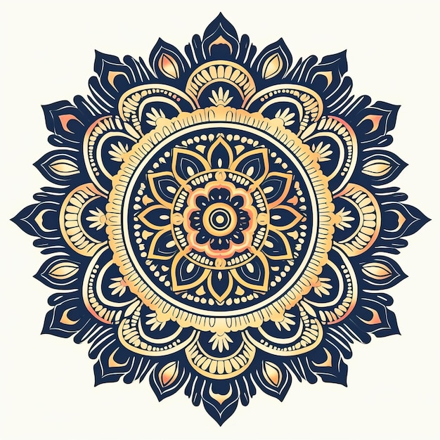 Ein farbenfrohes Design mit der Aufschrift „Mandalas“.