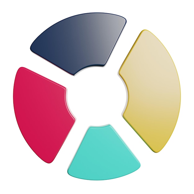 ein farbenfrohes Design mit einem blau-grünen Design an der Unterseite