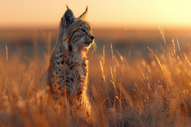 Foto ein faszinierender blick auf ein majestätisches wildtier in seinem natürlichen lebensraum