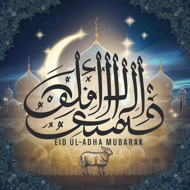 Ein faszinierendes und exquisites Eidaladha-Design