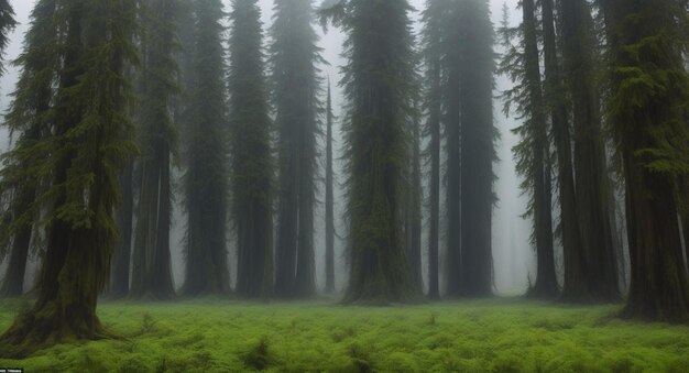 Foto ein fesselndes bild des flusses hoh mit einem baum