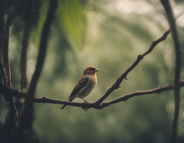 ein Finkenvogel im Dschungel