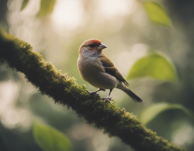 ein Finkenvogel im Dschungel