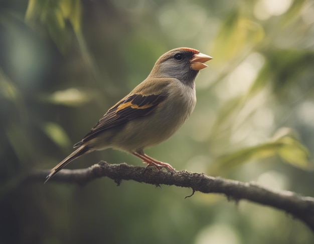 ein Finkenvogel im Dschungel