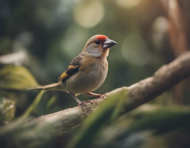 ein Finkenvogel im Dschungel