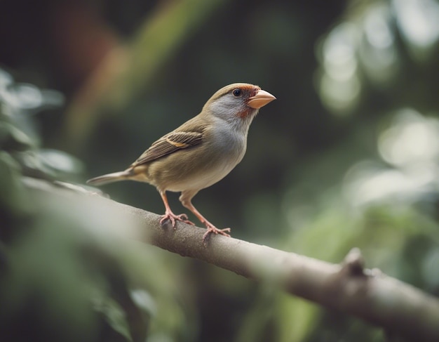 ein Finkenvogel im Dschungel