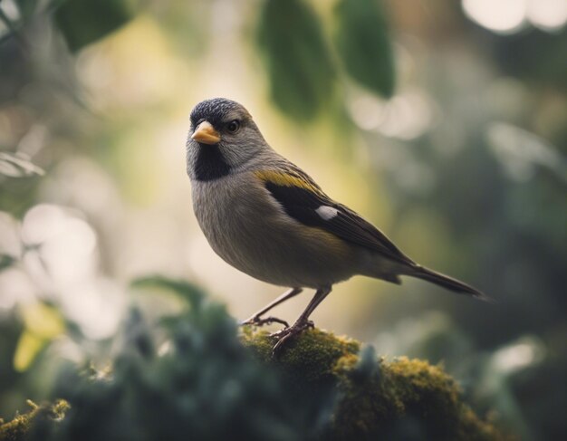 ein Finkenvogel im Dschungel