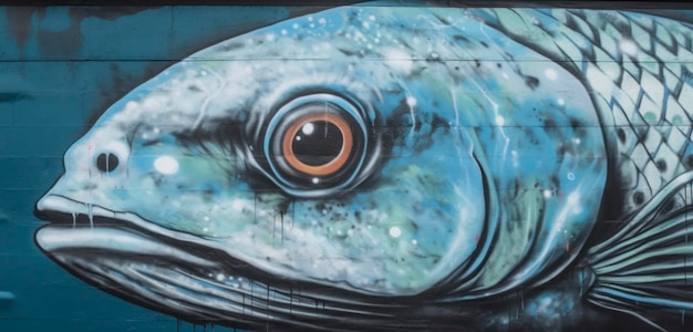 Ein Fisch mit einem großen Auge