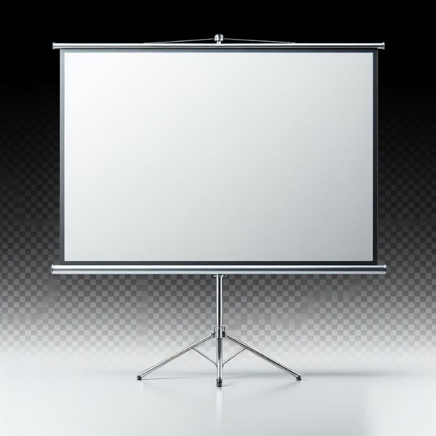 ein Flachbildschirm-Fernseher steht auf einem Stand mit weißem Hintergrund