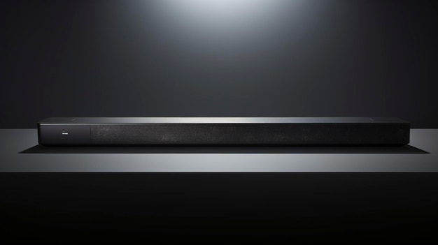 Ein Foto einer eleganten und modernen Soundbar