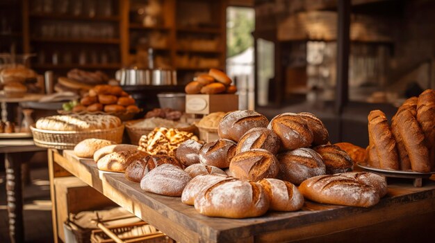 Ein Foto einer glutenfreien Bäckerei